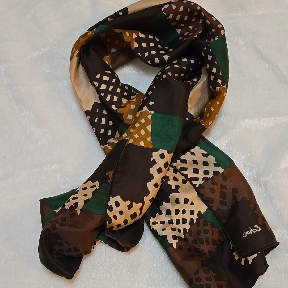 Echo Brand Patchwork Design Scarf. 45 Inches X 15… - image 1